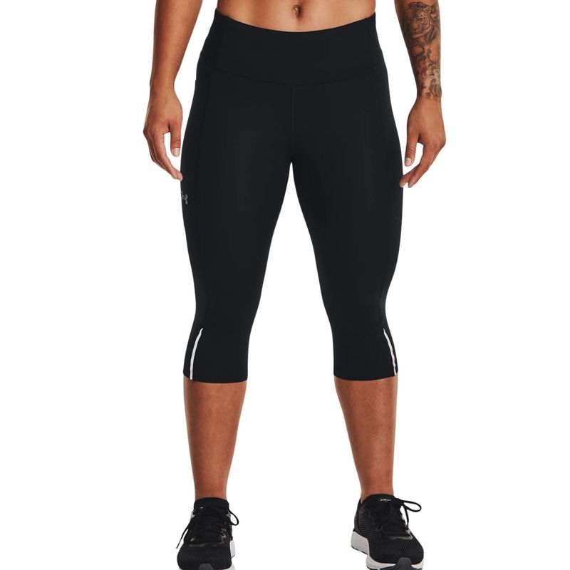 Calça Legging Under Armour Fast 3.0 Speed Capris Feminina - Preta