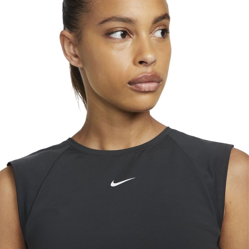 Nike Regata feminina esportiva, Preto/branco, P