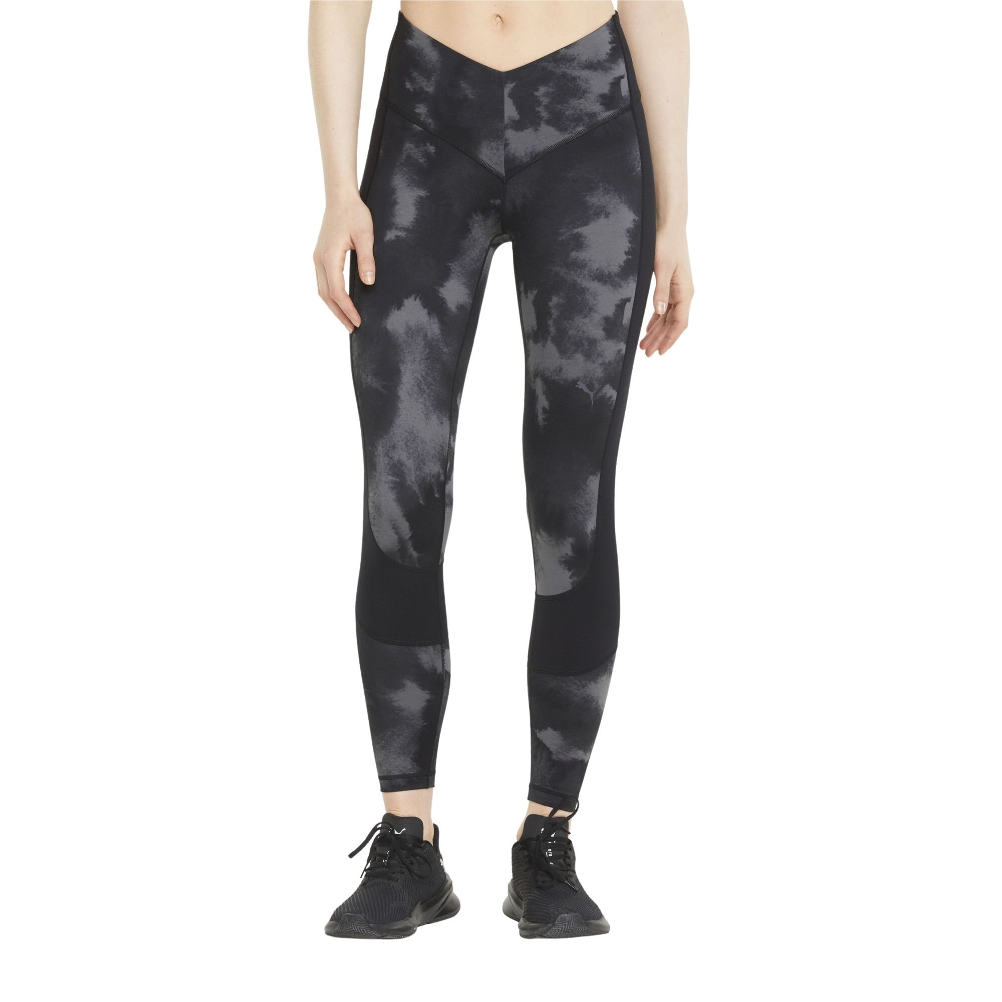 Calça Legging 7/8 Puma Eversculpt Waist Feminina - Preta/Cinza