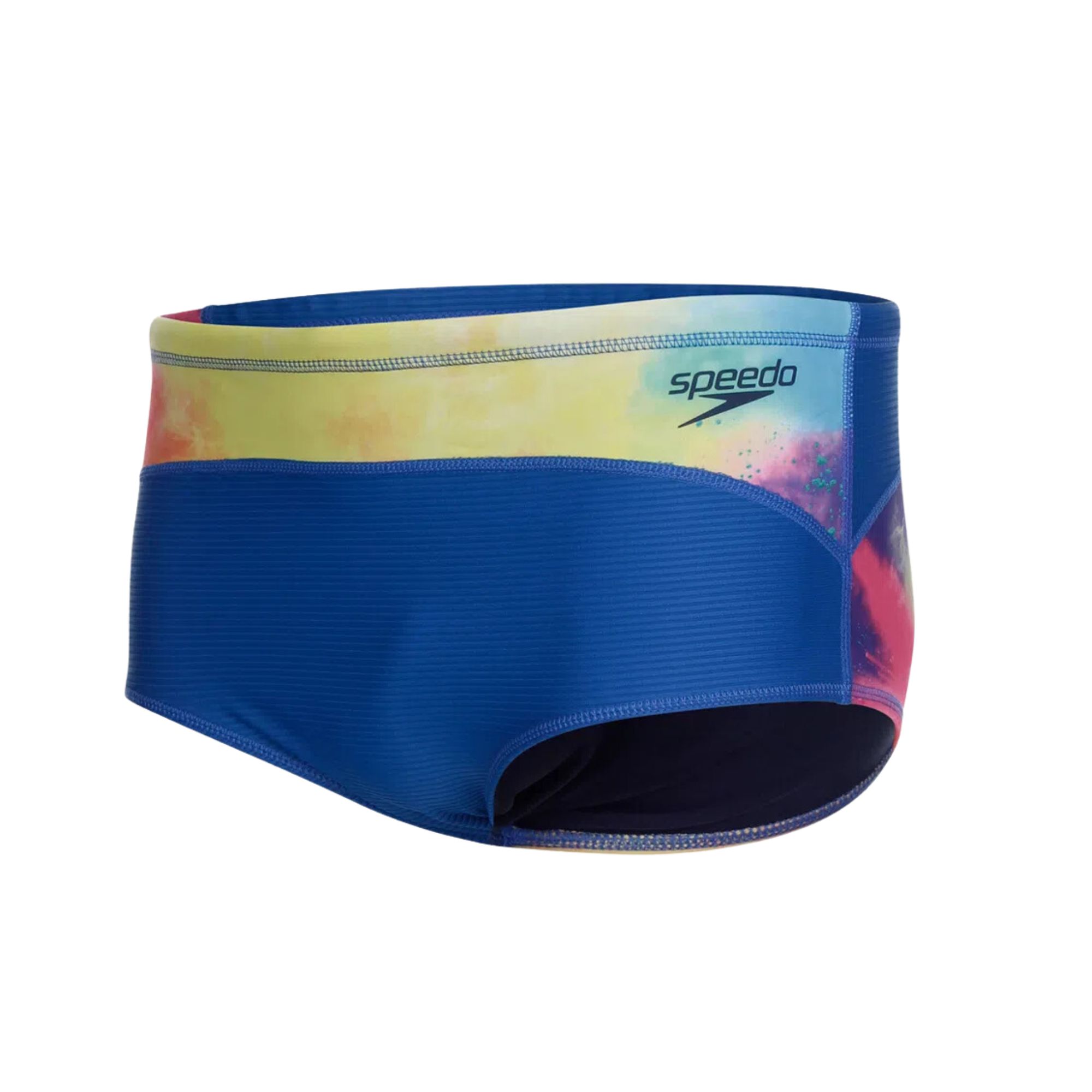 Sunga Speedo Colors Canelada Infantil - Azul/Amarela