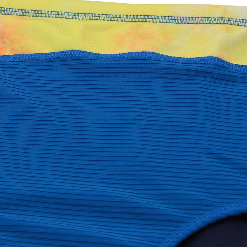 Sunga Speedo Colors Canelada Infantil - Azul/Amarela