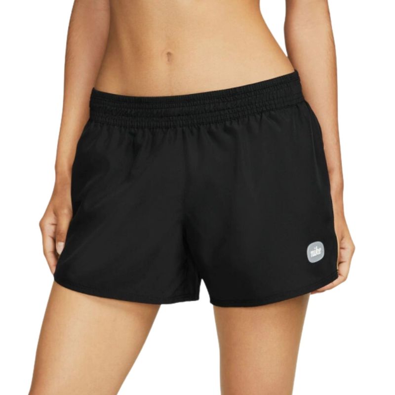 NIKE Solid Women Black Sports Shorts - Buy NIKE Solid Women Black