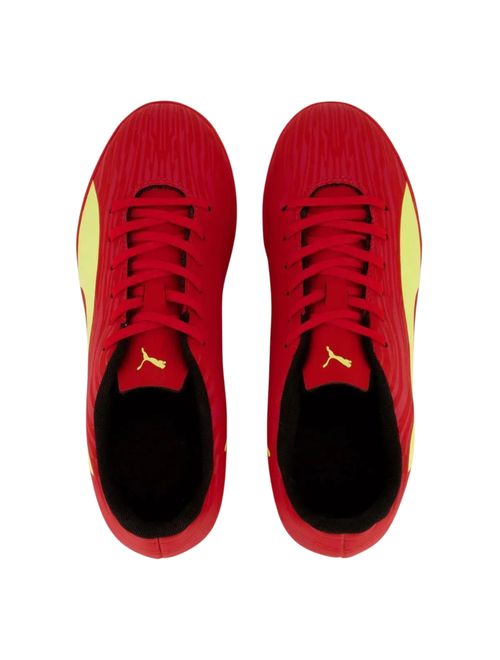 Chuteira Futsal Puma Rapido III BDP Masculina - Vermelha/Amarela