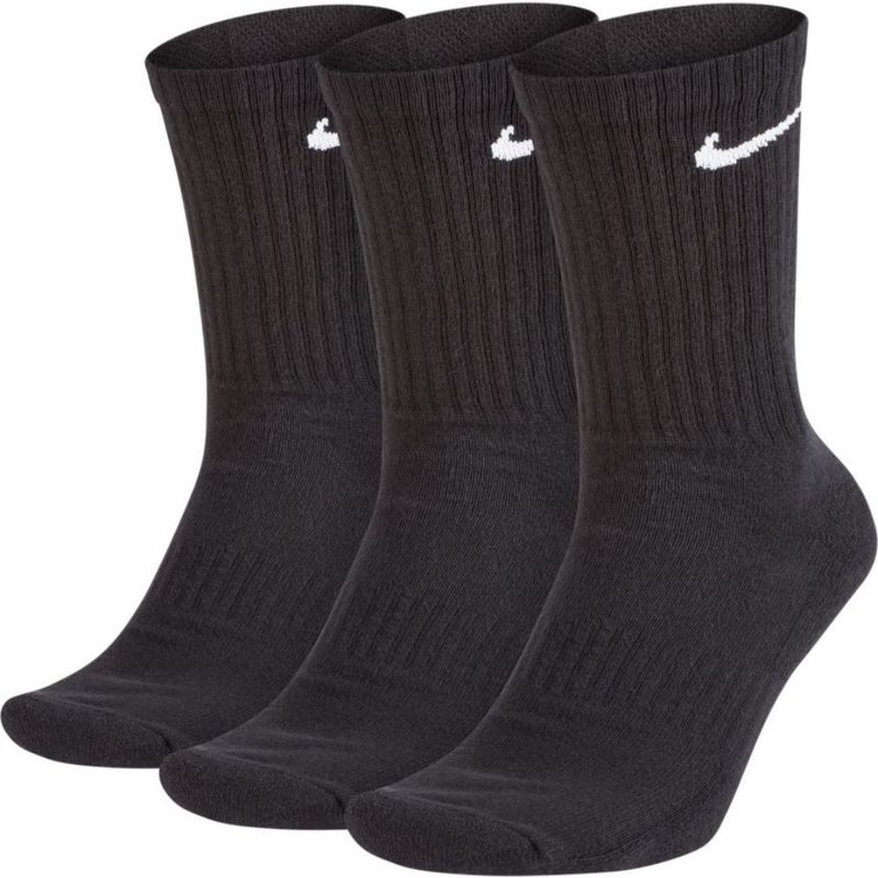 Kit-Meias-Nike-Everyday-Cushion-Quarter-3-Pares-Preta