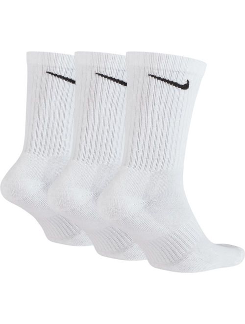 Kit Meias Nike Everyday Cushion Quarter 3 Pares Unissex - Branca
