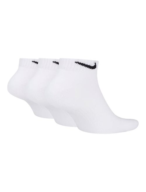 Kit Meias Nike Everyday Cushion Low 3 Pares Unissex - Branca