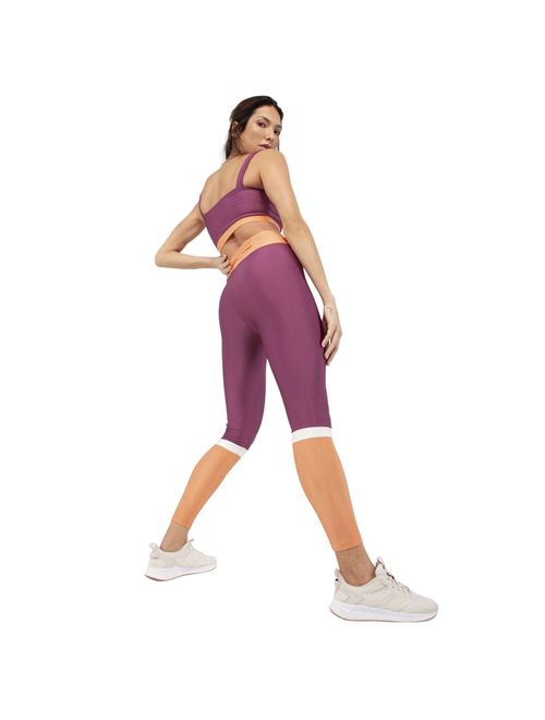 Calça Legging Lauf Titanium Feminina - Roxo