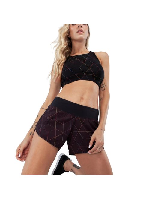 Shorts Lauf Basic Sinergia Feminino - Marrom