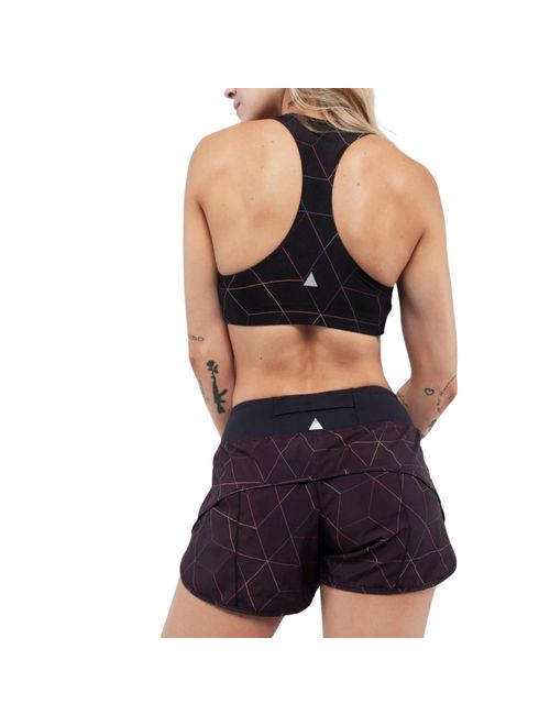 Shorts Lauf Basic Sinergia Feminino - Marrom