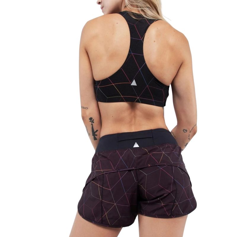 Shorts-Lauf-Basic-Sinergia-Feminina---Marrom-Preta