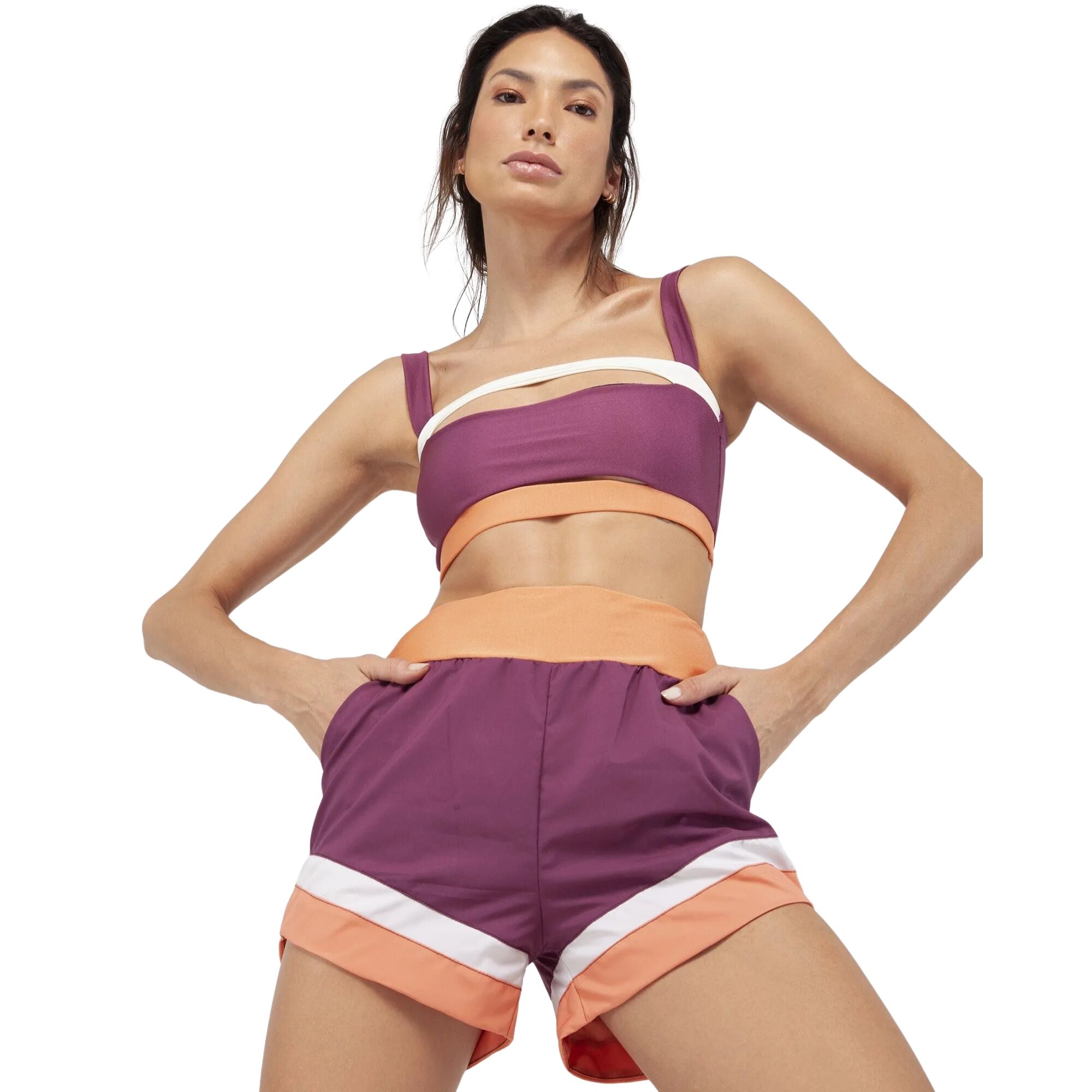 Shorts Lauf Titanium Feminino - Roxo
