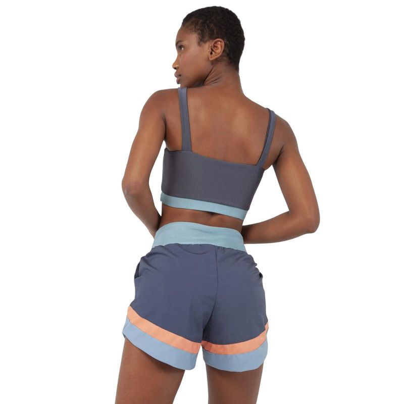 Shorts Lauf Titanium Feminina - Grafite