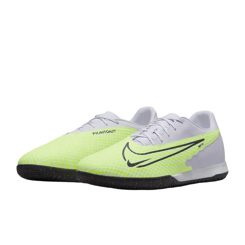 Chuteira-Futsal-Nike-Phantom-Gx-Academy-Ic-Masculina---Verde-Branca