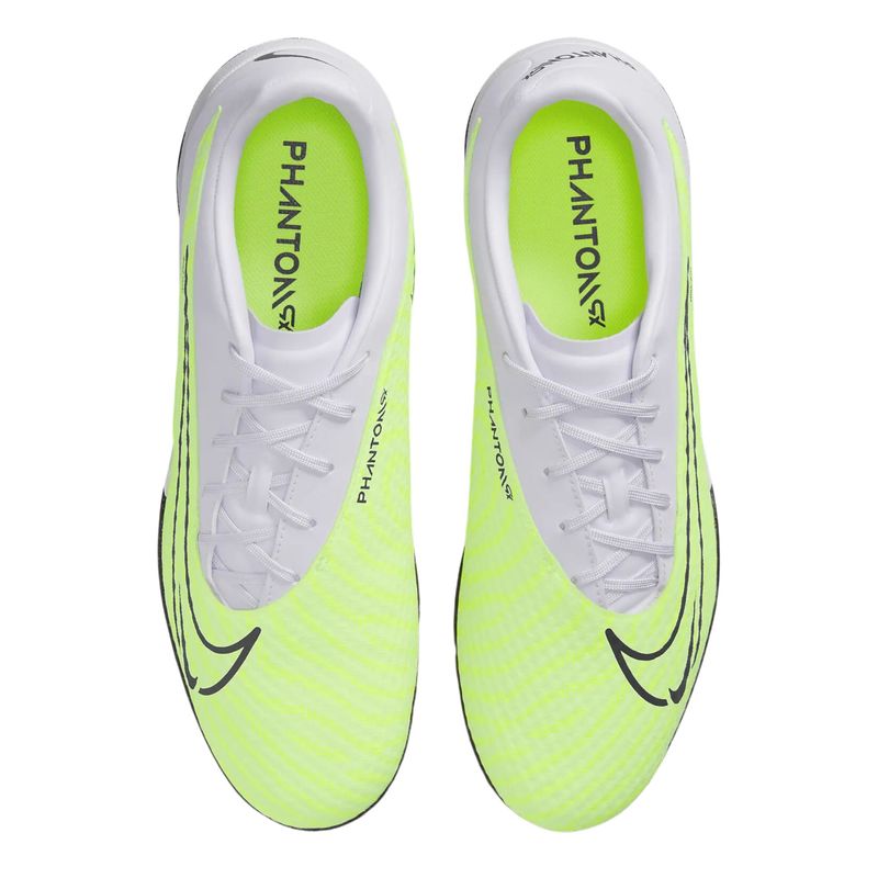 Chuteira-Futsal-Nike-Phantom-Gx-Academy-Ic-Masculina---Verde-Branca