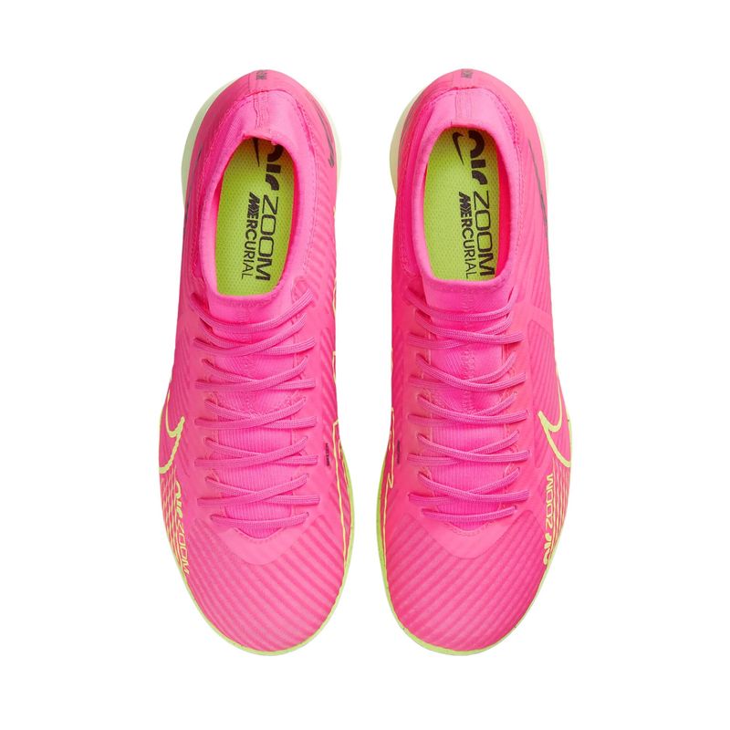 Chuteira-Futsal-Nike-Zoom-Superfly-9-Academy-Ic-Masculina---Pink-Verde