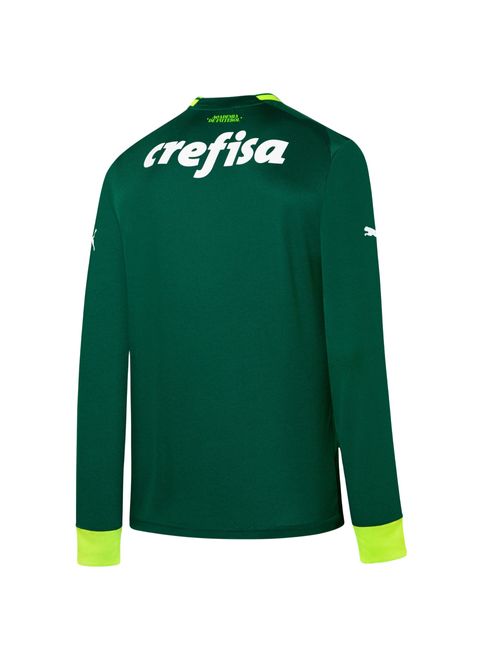 Camisa Palmeiras I Manga Longa Puma Torcedor Masculina - Verde