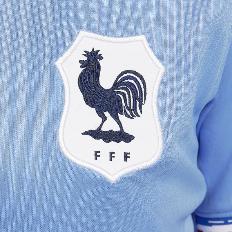 Camisa França FFF 23 Nike Stadium Home Feminina - Azul