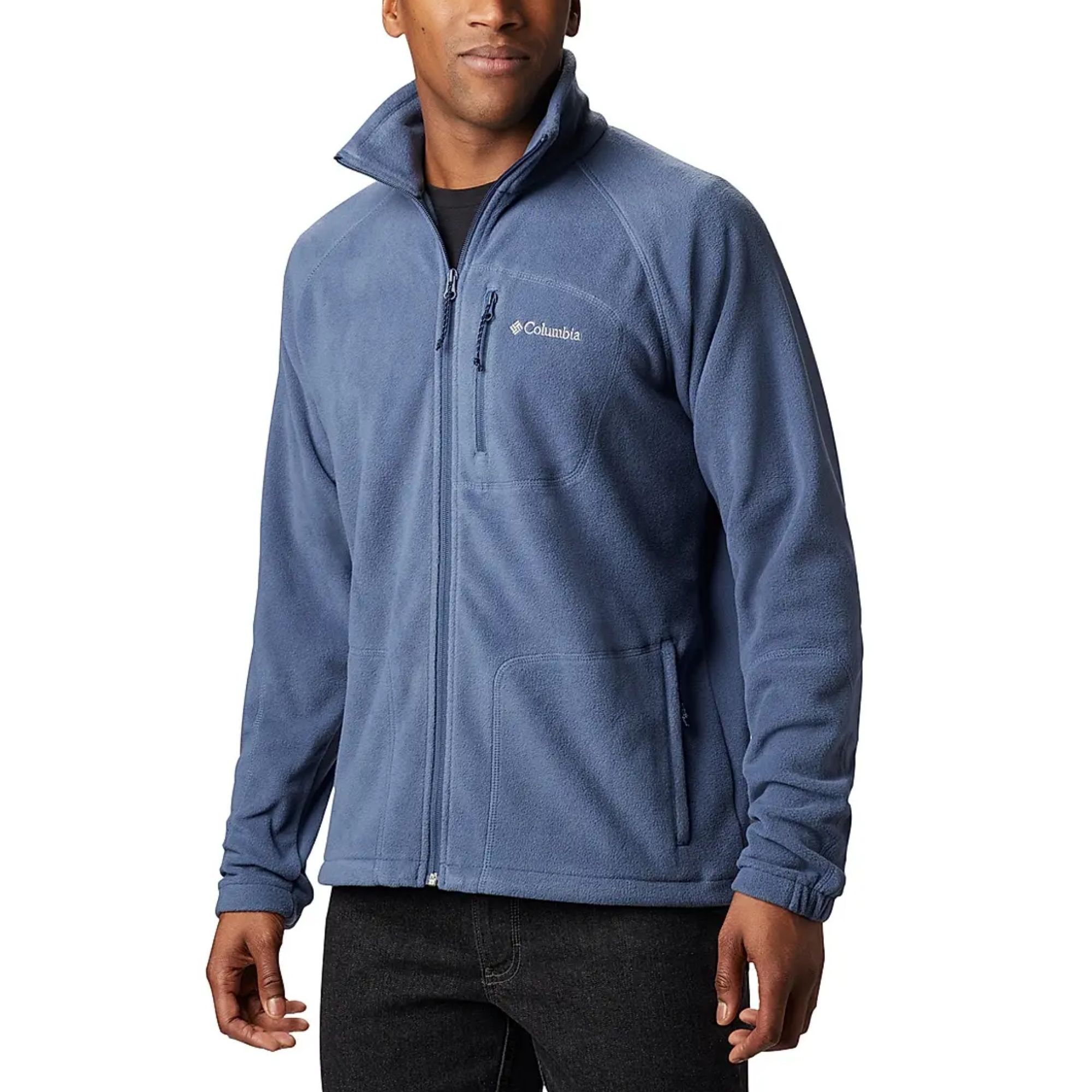 Jaqueta Columbia Fleece Fast Trek II Full Zip Cinza Escuro