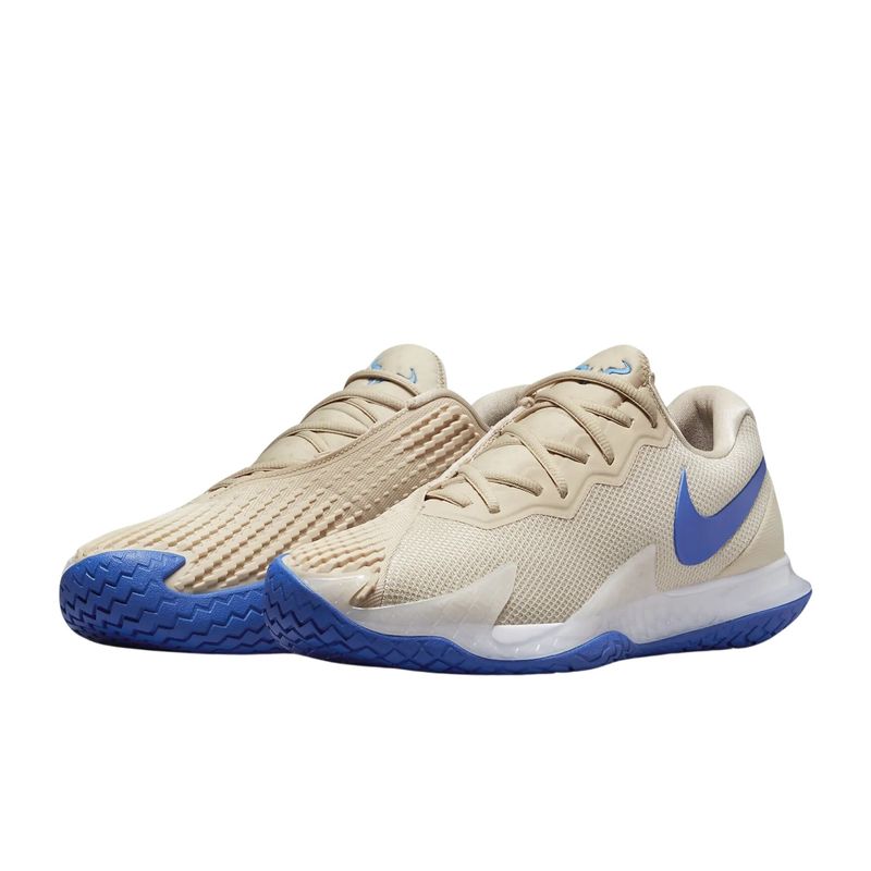Tenis-Nike-Court-Zoom-Vapor-Cage-4-Rafa-Masculino---Bege-Azul