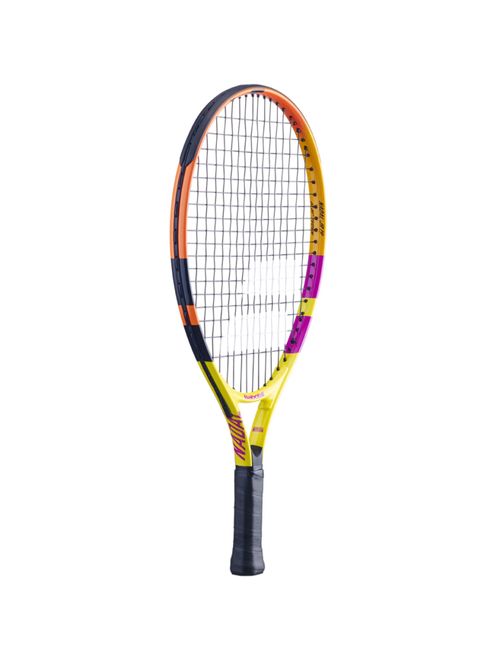 Raquete De Tênis Babolat Nadal Jr 19 Infantil - Amarela/Violeta