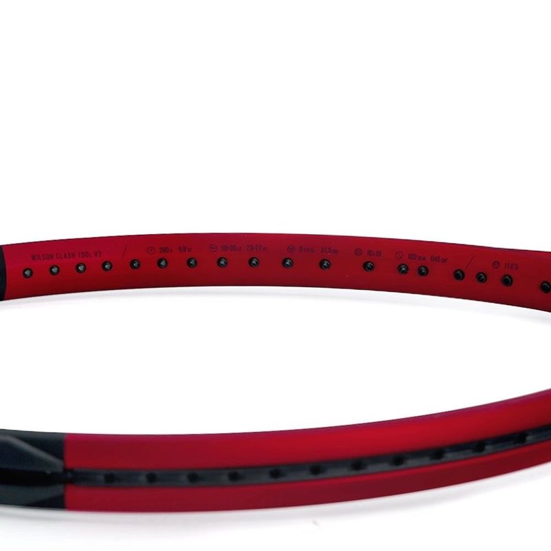 Raquete-De-Tenis-Wilson-Clash-100L-V2-Unissex---Vermelha-Preta