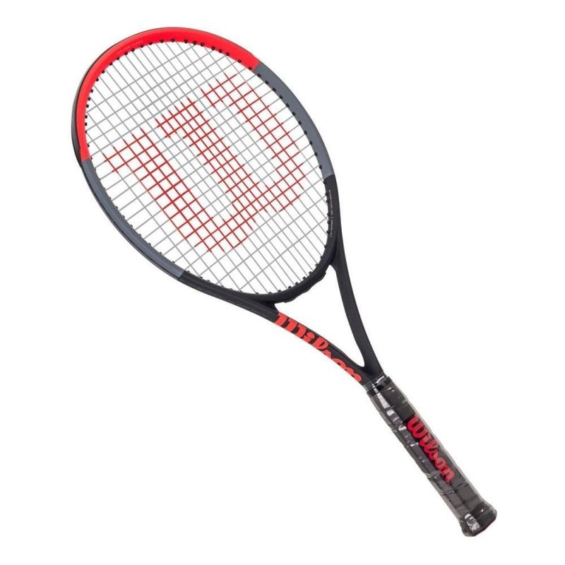 Raquete-De-Tenis-Wilson-Clash-100-Unissex---Preta-Cinza