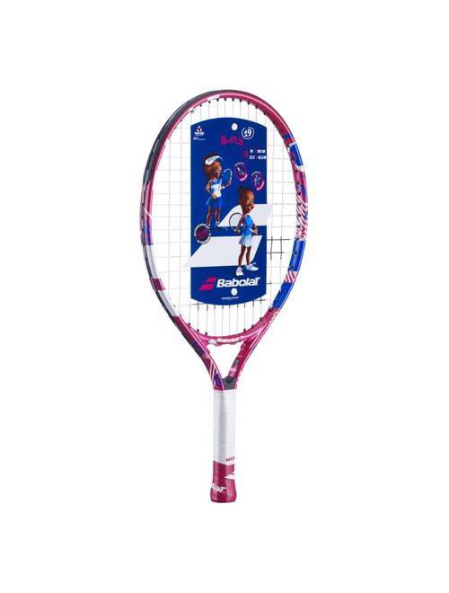 Raquete De Tênis Babolat B Fly 19 Infantil - Rosa/Azul