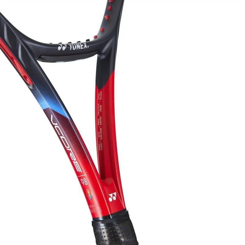 Raquete-De-Tenis-Yonex-Vcore-98-Scarlet-Unissex---Laranja-Azul