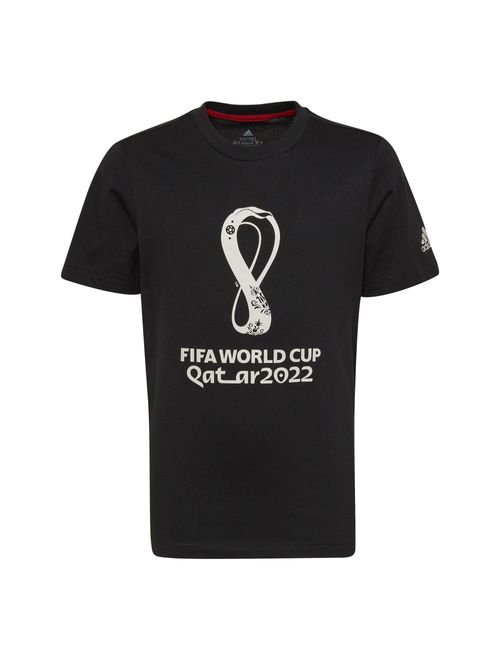Camisa Copa Do Mundo Adidas Oficial Fifa 2022 Infantil - Preta