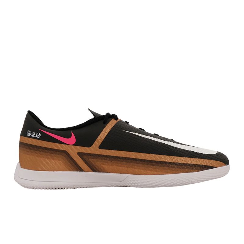Chuteira-Futsal-Nike-Phantom-Gt2-Club-Masculina---Marrom-Branco
