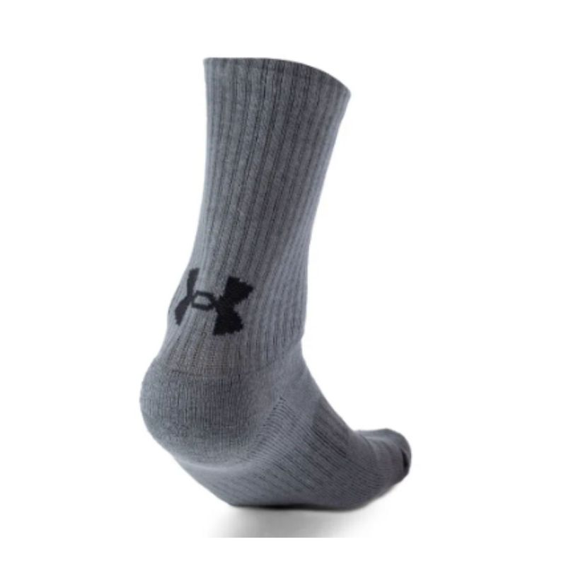 Kit-Meia-Cano-Alto-Under-Armour-Core-Cotton-Crew-3-Pares-Unissex---Multicolor