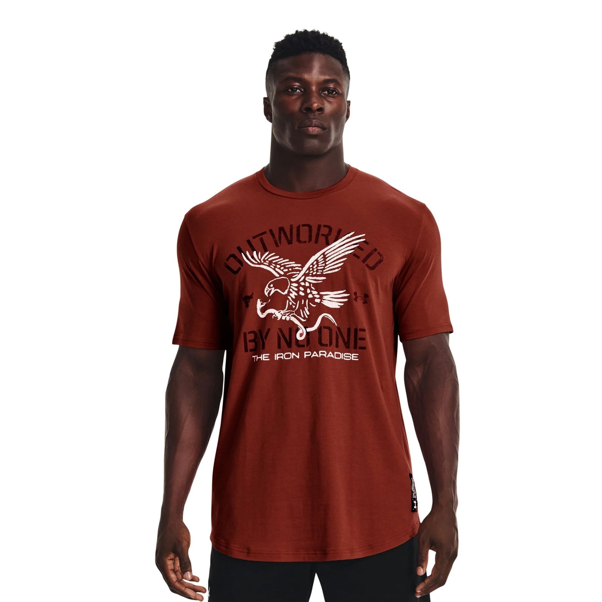 Camiseta Under Armour Project Rock Masculina - Vermelha