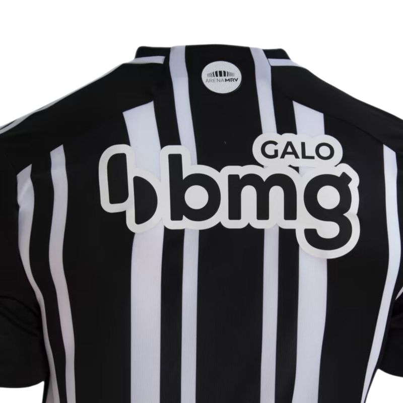 camiseta mineiro negra rayas blancas BETANO *C*