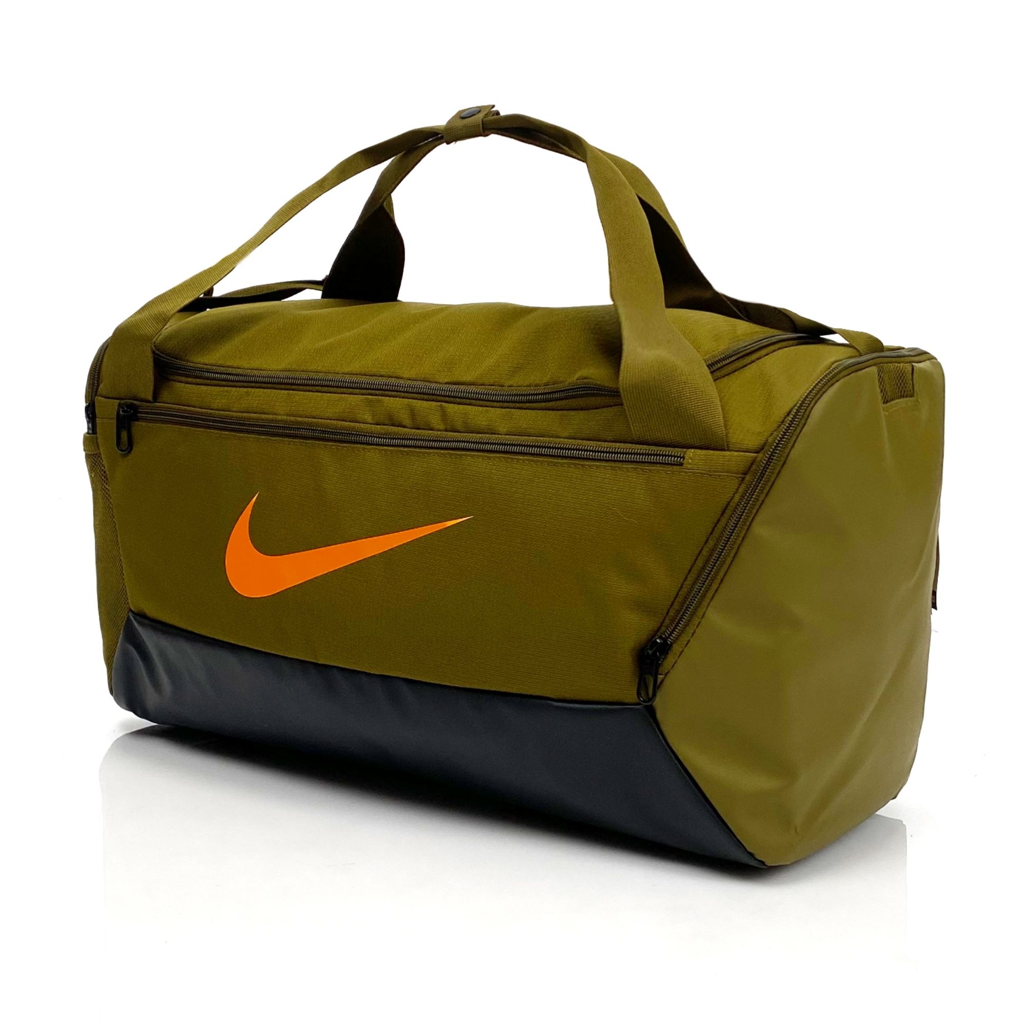 Bolsa Nike Brasilia Small Duffel 9.5 41L Unissex - Verde Musgo
