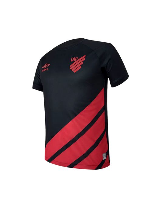 Camisa Athletico Paranaense III 23 Umbro Oficial Masculina - Preta/Vermelha