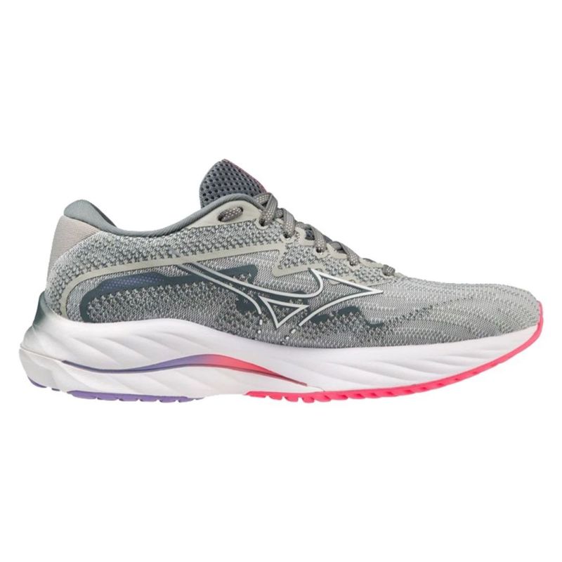 Tenis-Mizuno-Wave-Rider-27-Feminino---Cinza-Rosa