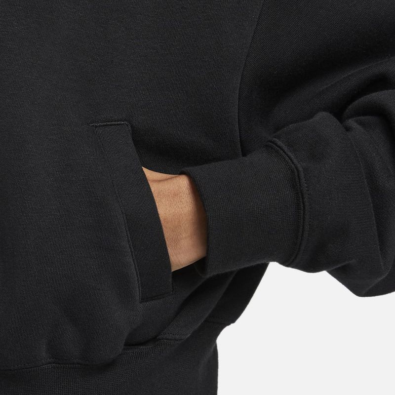 Jaqueta-Nike-Club-Fleece-Cropped-Feminina---Preta