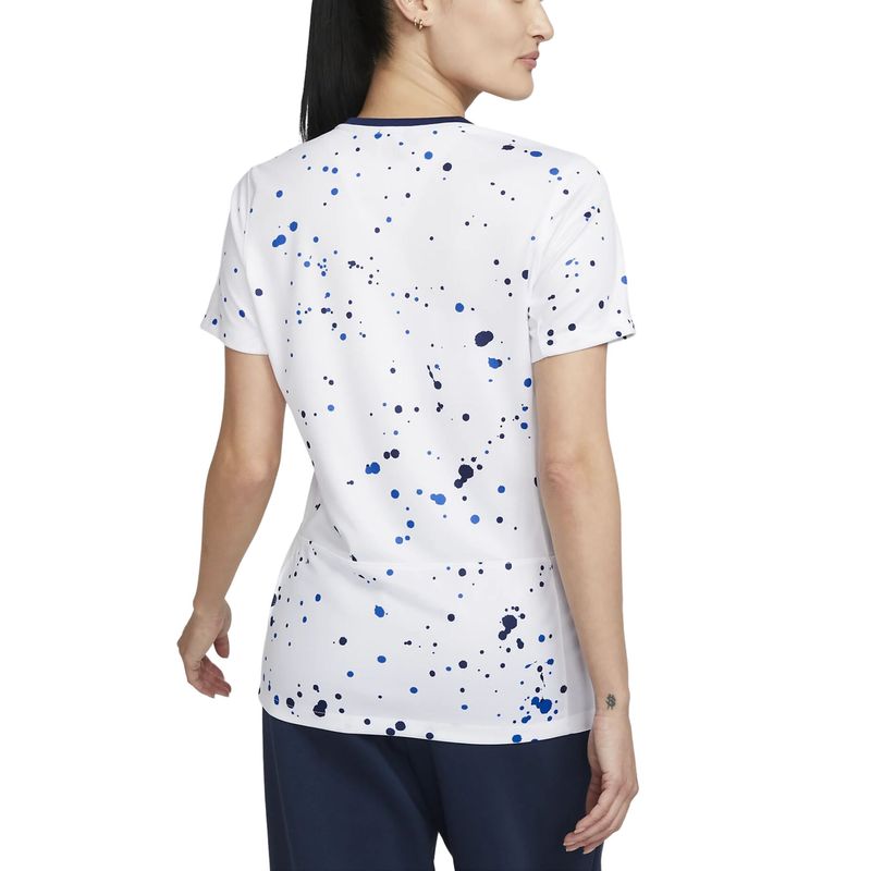 Camisa Estados Unidos 2023 Nike Stadium Jersey Home Feminina - Branca/Azul