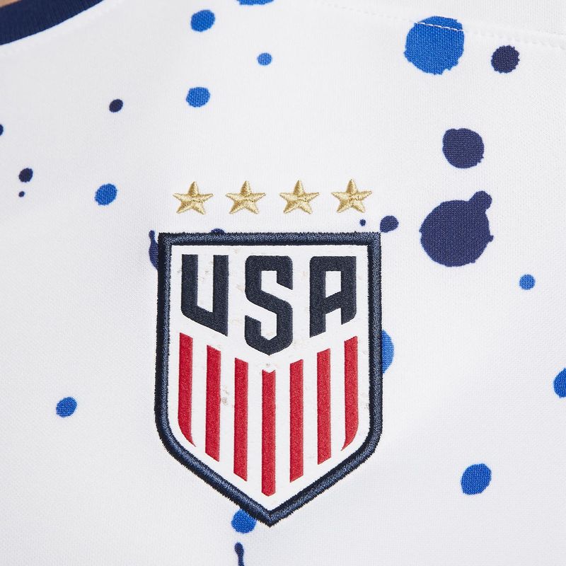 Camisa Estados Unidos 2023 Nike Stadium Jersey Home Feminina - Branca/Azul