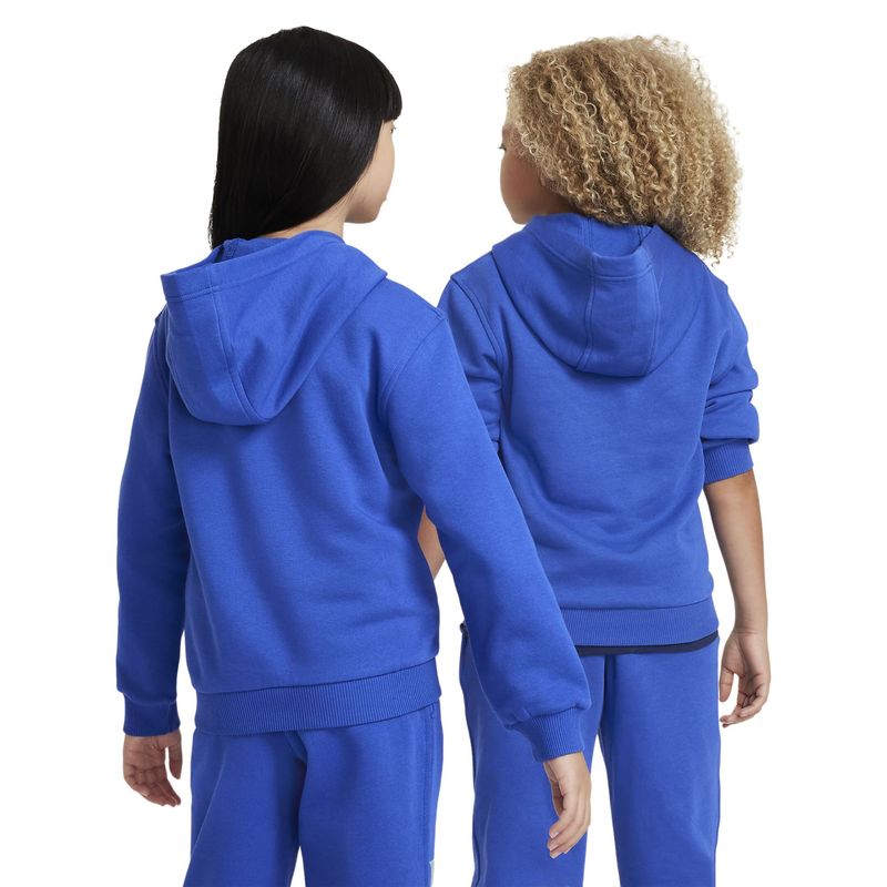 Blusao-Nike-Sportswear-Club-Fleece-Infantil---Azul