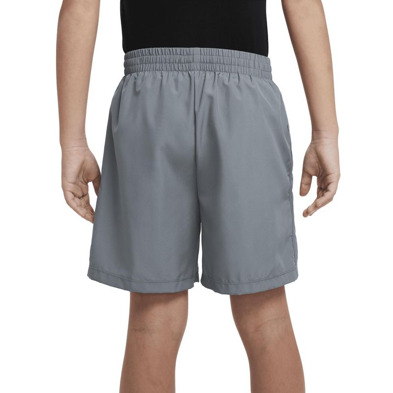 Short-Nike-Nike-Dri-Fit-Multi--Infantil---Cinza