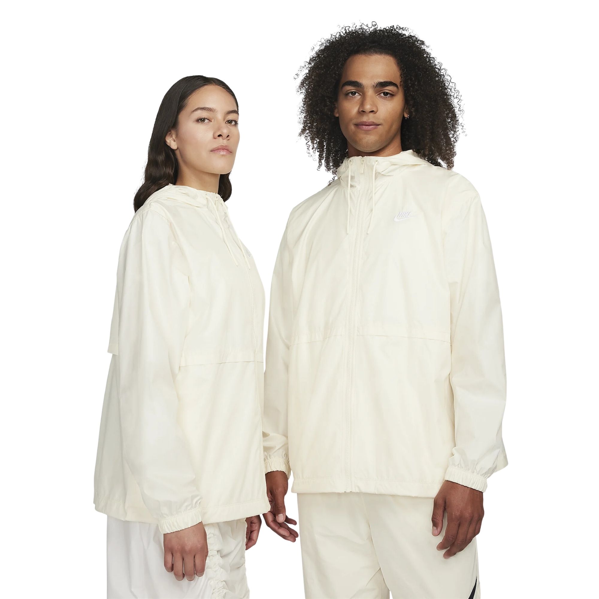Jaqueta Com Capuz Nike Sportswear Essential Repel Feminina - Off White