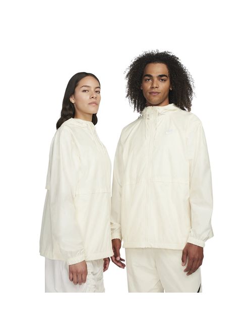 Jaqueta Com Capuz Nike Sportswear Essential Repel Feminina - Off White