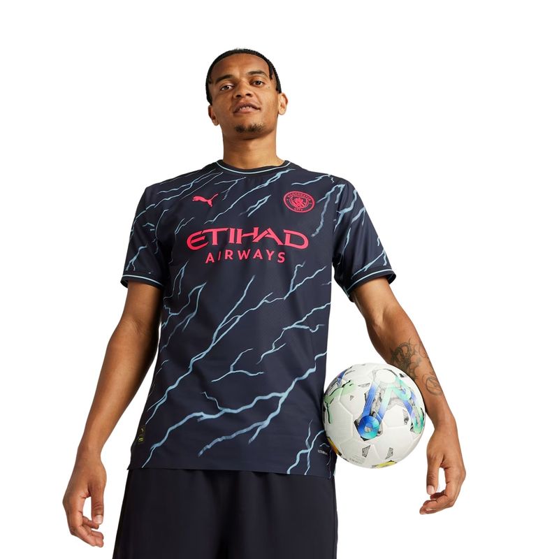 Camisa Manchester 23/24 III Puma Third Jogador Masculina - Marinho