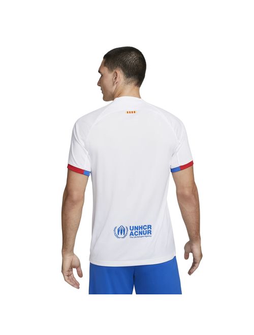 Camisa Barcelona 23/24 Nike Stadium Masculina - Branca/Azul