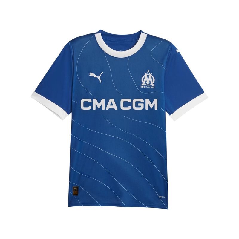 Camisa Olympique De Marseille 23/24 Puma Away Masculina - Azul