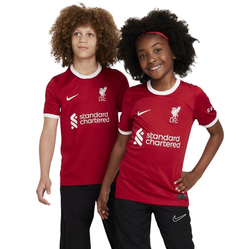 Camisa-Liverpool-Fc-23-24-Nike-Stadium-Infantil---Vermelha-Branca