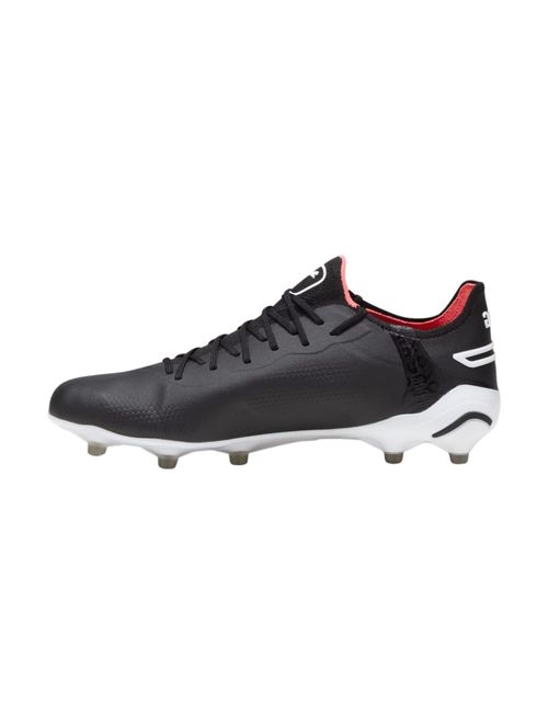Chuteira De Campo Puma King Ultimate Fg Masculina - Preta/Branca