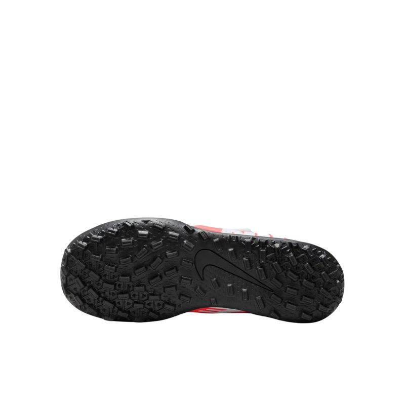 Chuteira Society Nike Mercurial Vapor 15 Club Infantil - Branca/Vermelha