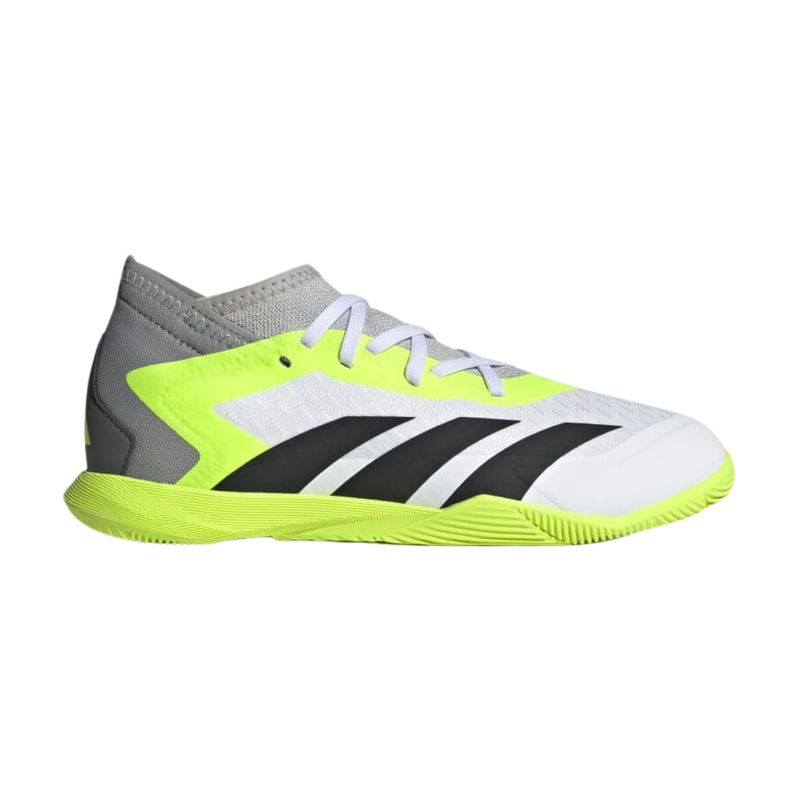 Chuteira Futsal Adidas Predator Accuracy 3 Infantil- Branca/Verde